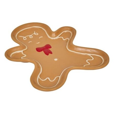 Assiette pain d'épice céramique