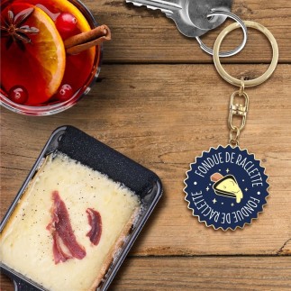 Porte Cle "Fondue De Raclette"