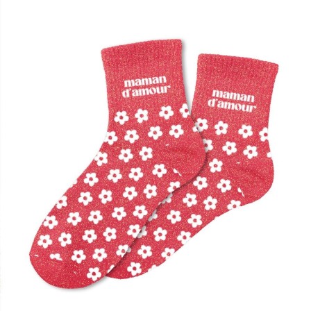 Chaussettes Paillettes Maman D Amour Chaussettes Paillettes Maman D Amour