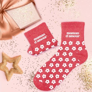 Chaussettes Paillettes Maman D Amour