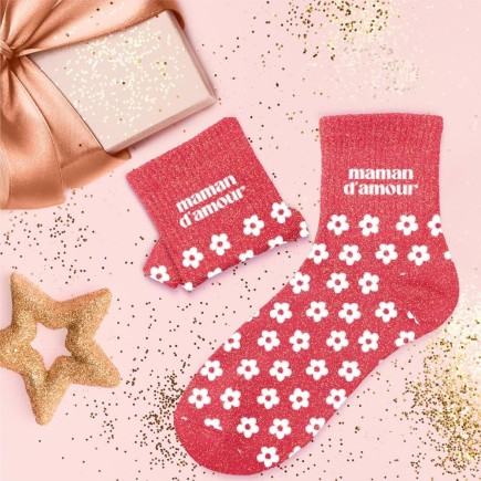 Chaussettes Paillettes Maman D Amour