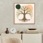 Toile Tuftee Arbre De Vie 40x40Cm