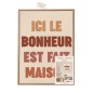 Toile Tuftee Ici Le Bonheur Est Fait Maison