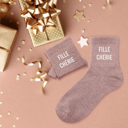 Chaussettes Paillettes Fille Cherie