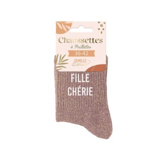 Chaussettes Paillettes Fille Cherie