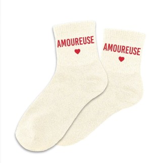 Chaussettes Paillettes Amoureuse