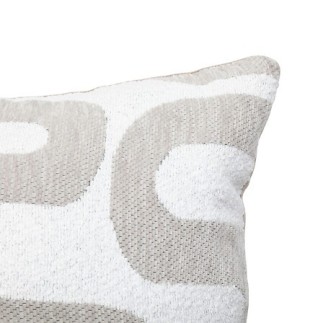 Coussin jacquard Safina 40x40cm lin