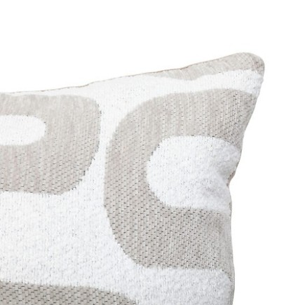 Coussin jacquard Safina 40x40cm lin