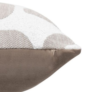 Coussin jacquard Safina 40x40cm lin