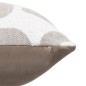 Coussin jacquard Safina 40x40cm lin