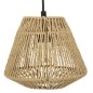 Suspensions 3 lampes Jily corde naturel