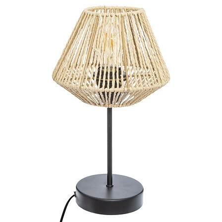 Lampe droite Jily 34cm naturel
