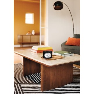 Bougie parfumée Snow 470 g pot verre jasmin