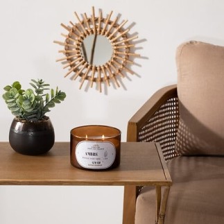 Bougie parfumée Snow 470g ambre