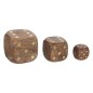 Lot de 3 dés déco Roger manguier
