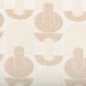 Coussin jacquard long velours beige