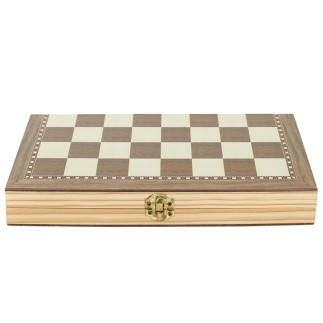 JEU DE SOCIETE 3 EN 1 EN BOIS