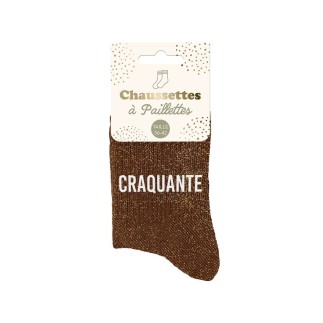 Chaussettes Paillettes Craquante