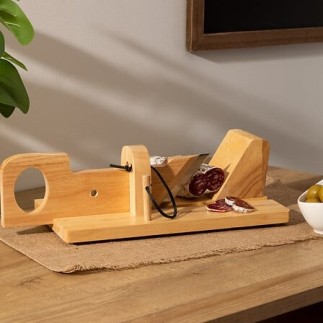 Trancheuse à charcuterie bois