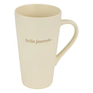 Mug Belle journée 50cl beige