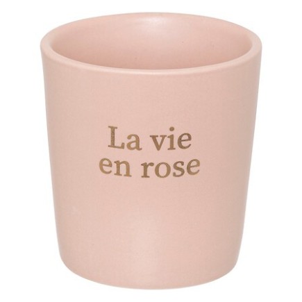 Tasse espresso Belle journée La vie en rose