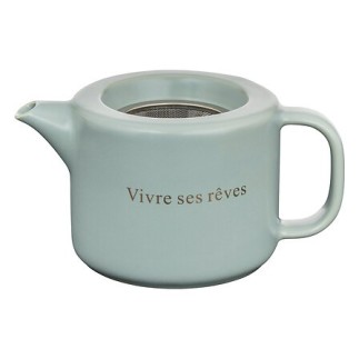 Théière Belle journée 55cl céramique bleu