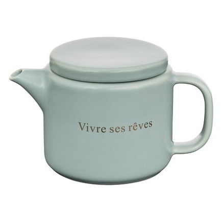 Théière Belle journée 55cl céramique bleu