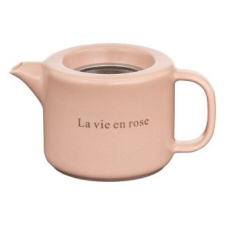 Théière Belle journée 55cl céramique rose