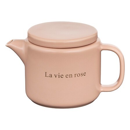 Théière Belle journée 55cl céramique rose