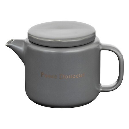Théière Belle journée 55cl céramique gris