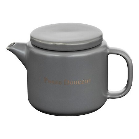 Théière Belle journée 55cl céramique gris