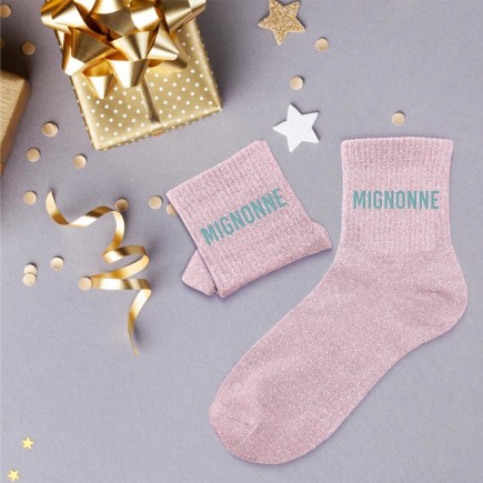 Chaussettes Paillettes Mignonne