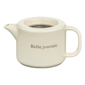 Théière Belle journée 55cl céramique beige