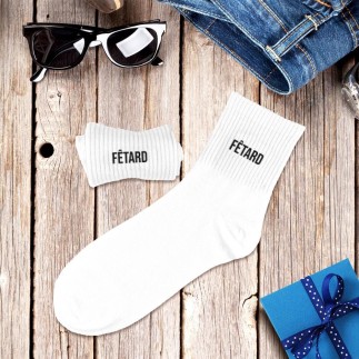 Chaussettes Blanches Fetard Homme
