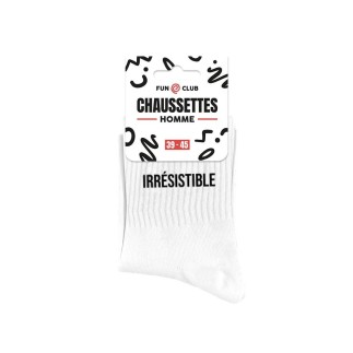 Chaussettes Blanches Irresistible Homme