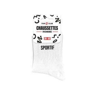 Chaussettes Blanches Sportif Homme