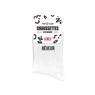 Chaussettes Blanches Reveur Homme