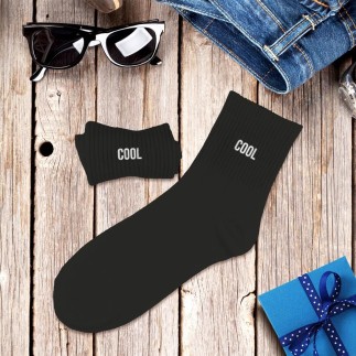 Chaussettes Noires Cool Homme