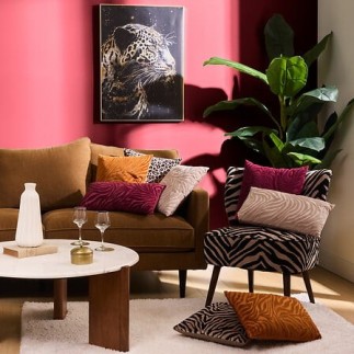 Fauteuil chenille Chiara tigré