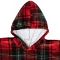 Plaid sweat flanelle tartan rouge