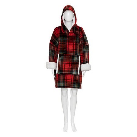 Plaid sweat flanelle tartan rouge