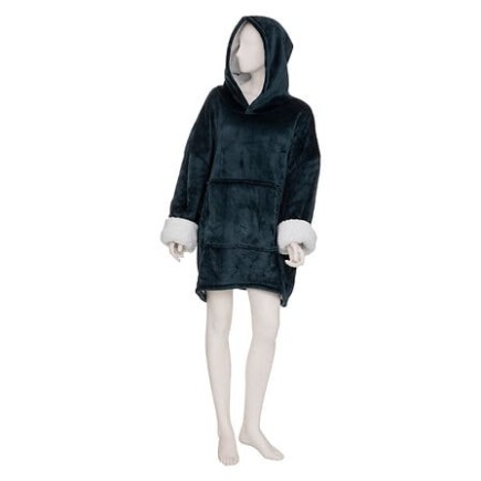 Plaid sweat taille L XL flanelle bleu égéen