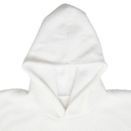 Plaid sweat bouclette ivoire