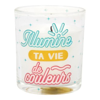 BOUGIE COLOR ILLUMINE TA VIE