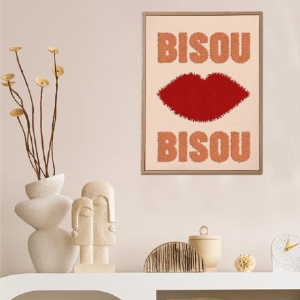 Toile Tuftee Bisou Bisou