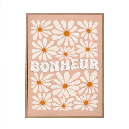 Toile Tuftee Bonheur 30x40 Cm