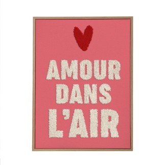 Toile Tuftee Amour Dans L'Air