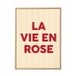 Toile Tuftee La Vie En Rose