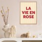 Toile Tuftee La Vie En Rose