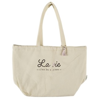 TOTE BAG GAZE DE COTON LES COPINES